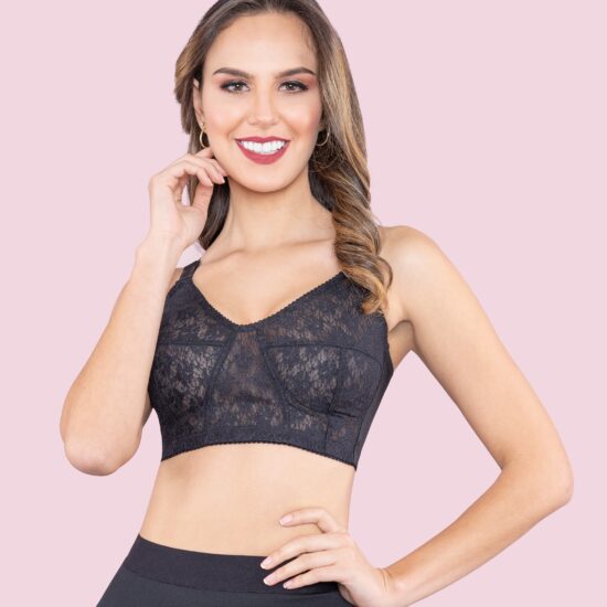 Brasier clásico en blonda sin aro